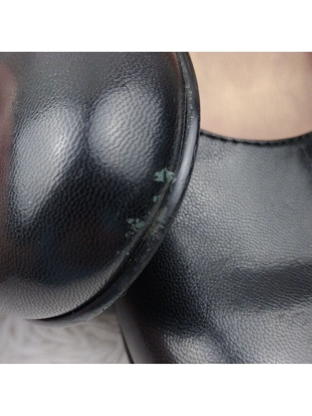 Enzo Angiolini Black Leather Upper Round Toe Mid Heel Buckled Mary Jane Shoe - Picture 15 of 16